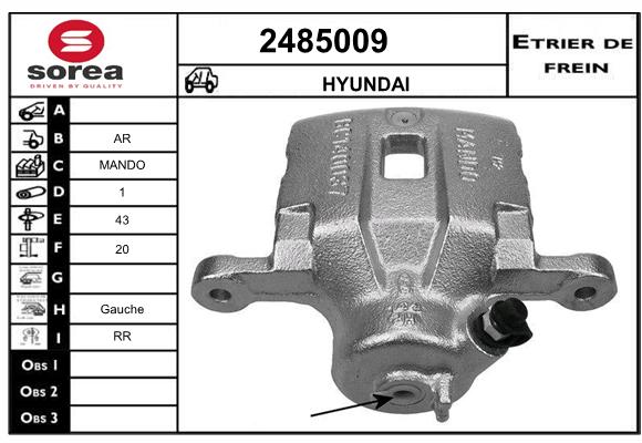 Estribo de freno SEEAC 4485009