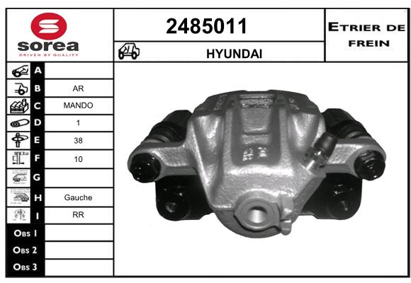 Estribo de freno SEEAC 4485011