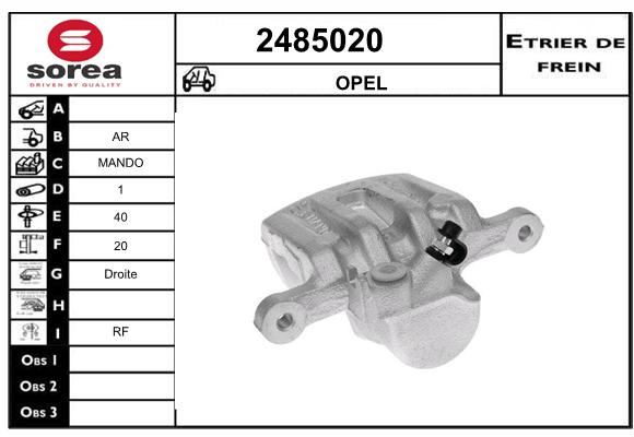 Estribo de freno SEEAC 4485020