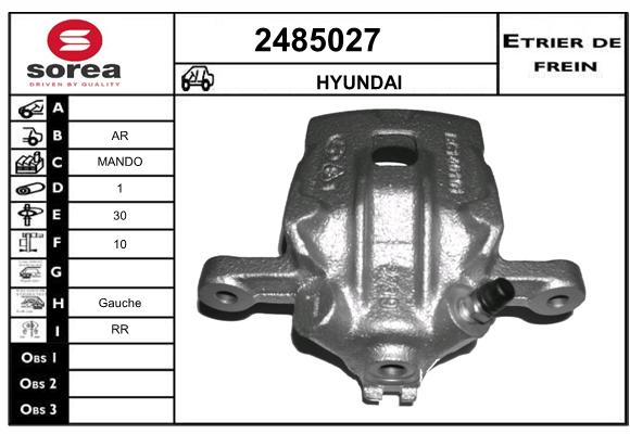 Estribo de freno SEEAC 4485027