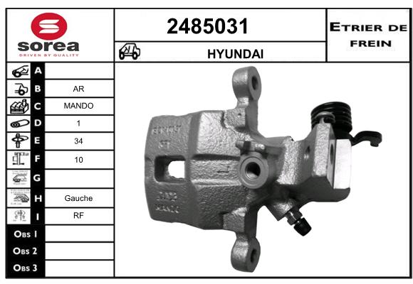 Estribo de freno SEEAC 4485031