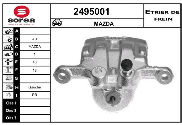 Estribo de freno SEEAC 4495001