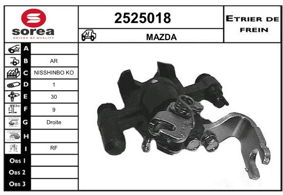 Estribo de freno SEEAC 4525018