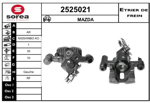 Estribo de freno SEEAC 4525021