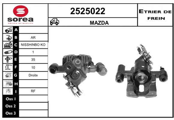 Estribo de freno SEEAC 4525022