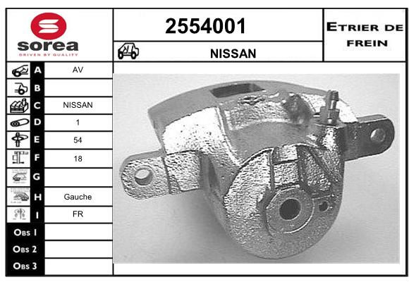 Estribo de freno SEEAC 4554001