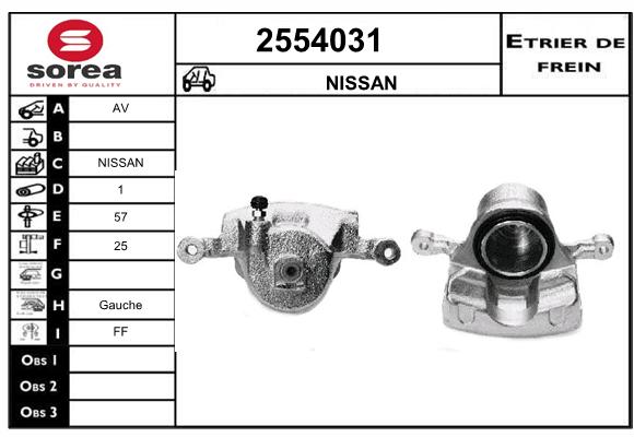 Estribo de freno SEEAC 4554031