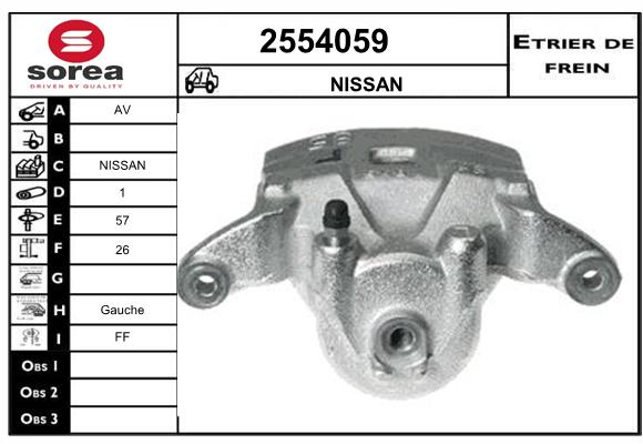 Estribo de freno SEEAC 4554059