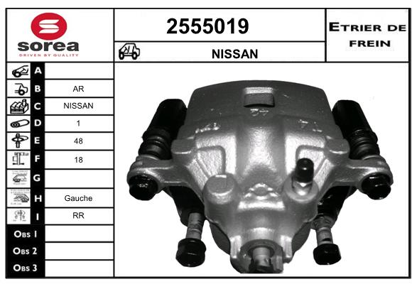 Estribo de freno SEEAC 4555019