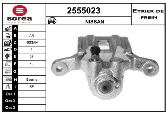 Estribo de freno SEEAC 4555023