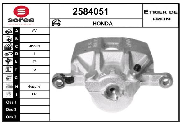 Estribo de freno SEEAC 4584051