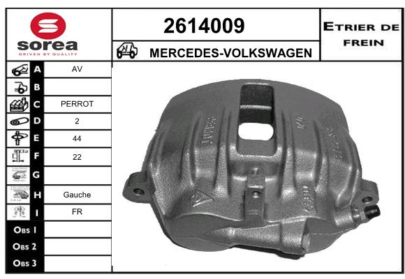 Estribo de freno SEEAC 4614009