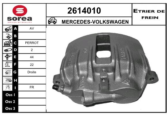 Estribo de freno SEEAC 4614010