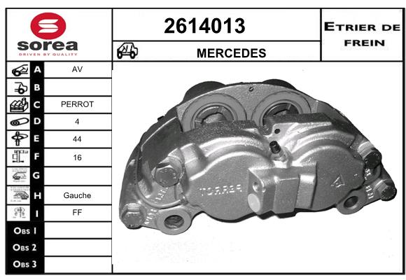 Estribo de freno SEEAC 4614013