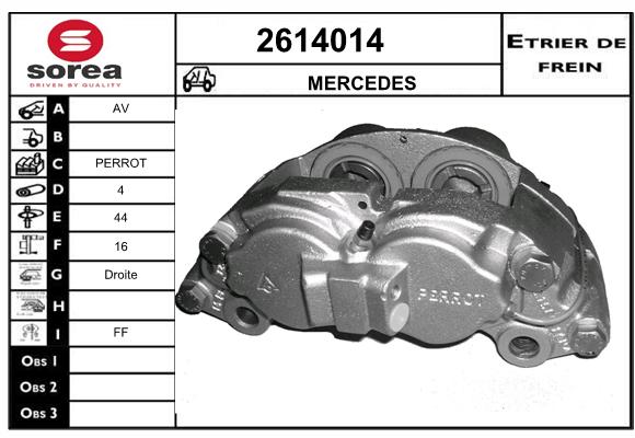 Estribo de freno SEEAC 4614014