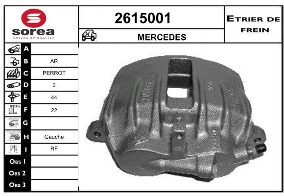 Estribo de freno SEEAC 4615001