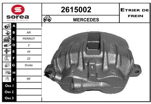 Estribo de freno SEEAC 4615002