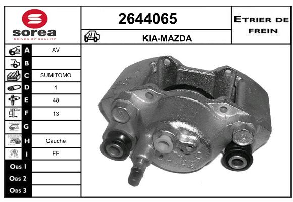 Estribo de freno SEEAC 4644065