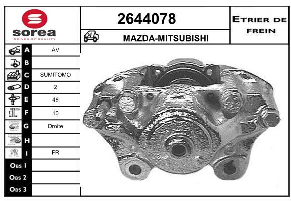 Estribo de freno SEEAC 4644078