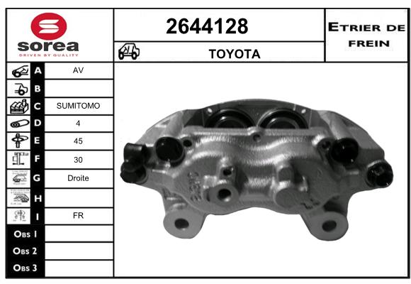 Estribo de freno SEEAC 4644128