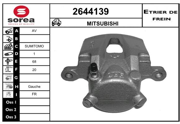 Estribo de freno SEEAC 4644139