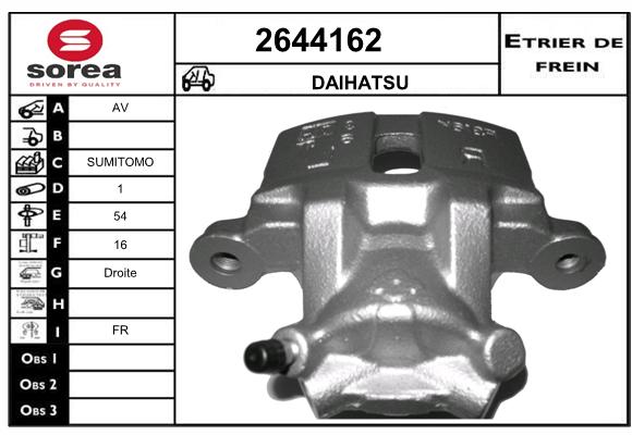 Estribo de freno SEEAC 4644162