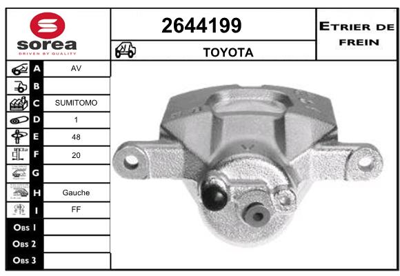 Estribo de freno SEEAC 4644199