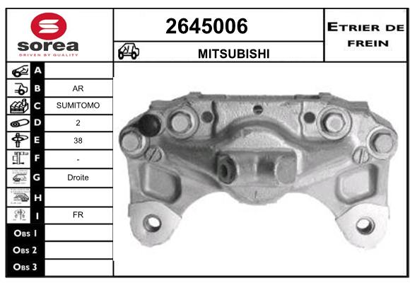 Estribo de freno SEEAC 4645006