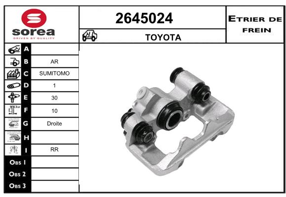 Estribo de freno SEEAC 4645024