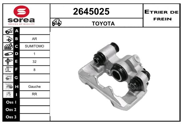 Estribo de freno SEEAC 4645025