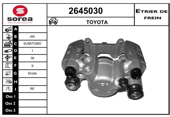 Estribo de freno SEEAC 4645030