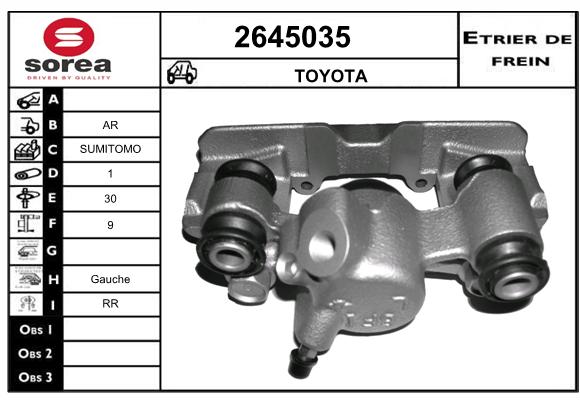 Estribo de freno SEEAC 4645035