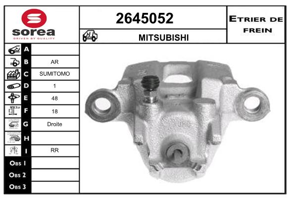 Estribo de freno SEEAC 4645052