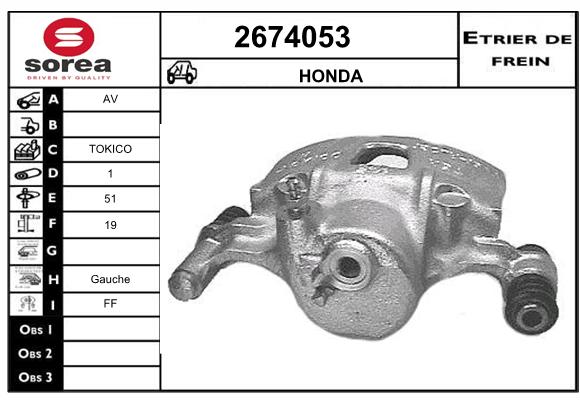 Estribo de freno SEEAC 4674053