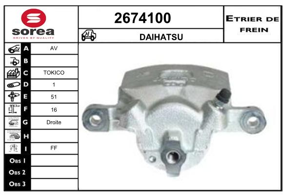 Estribo de freno SEEAC 4674100