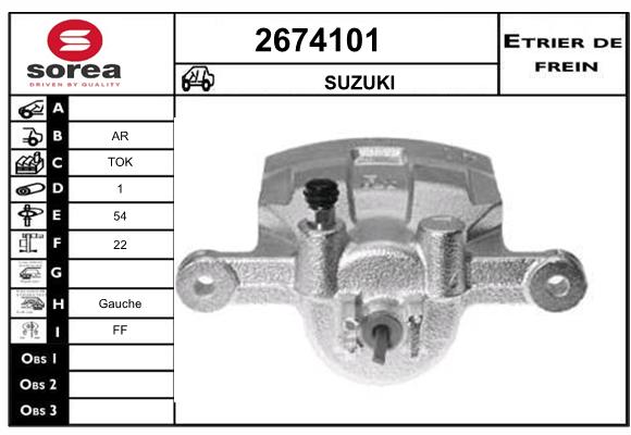 Estribo de freno SEEAC 4674101