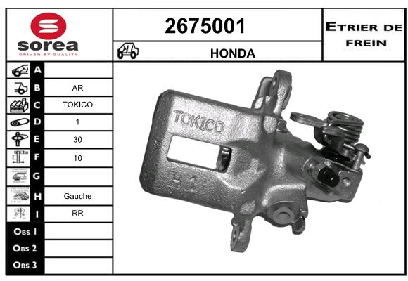 Estribo de freno SEEAC 4675001