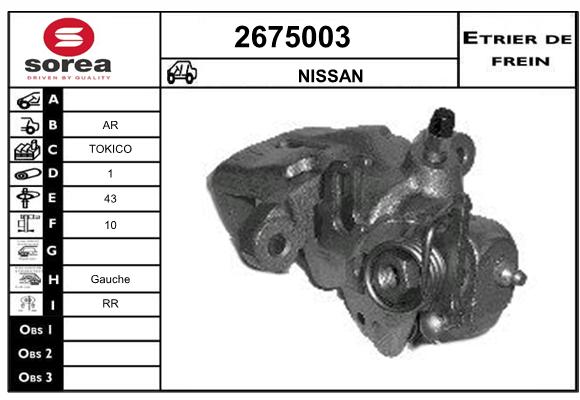 Estribo de freno SEEAC 4675003