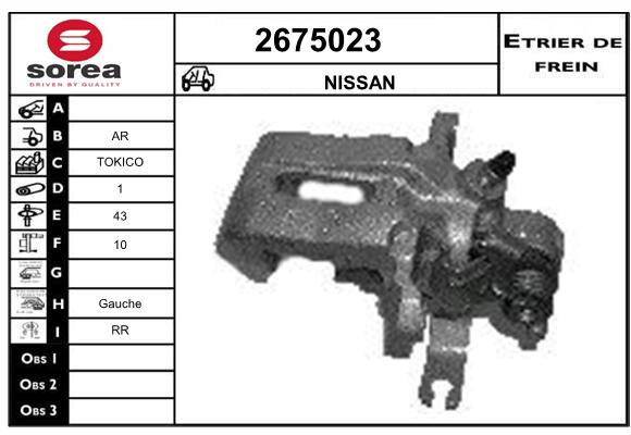 Estribo de freno SEEAC 4675023