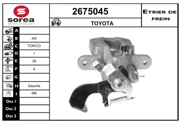 Estribo de freno SEEAC 4675045