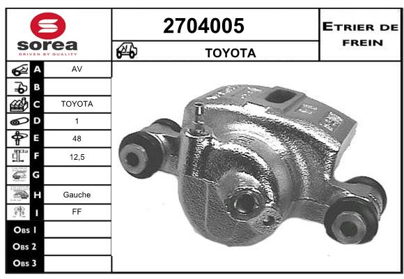 Estribo de freno SEEAC 4704005