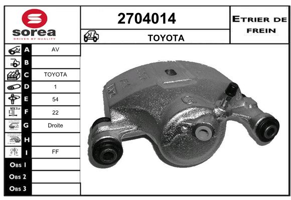 Estribo de freno SEEAC 4704014