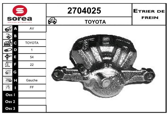 Estribo de freno SEEAC 4704025