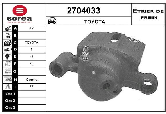 Estribo de freno SEEAC 4704033