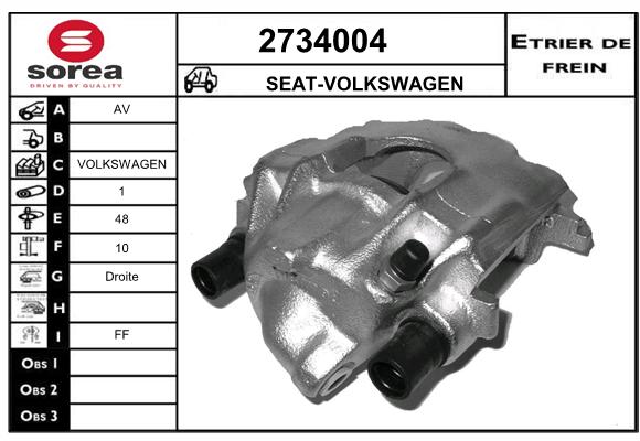 Estribo de freno SEEAC 4734004