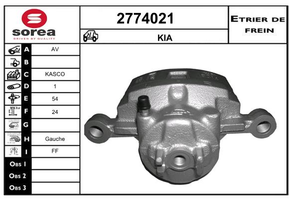 Estribo de freno SEEAC 4774021