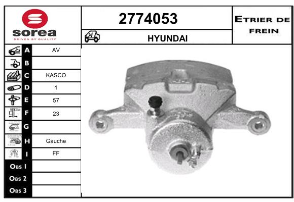 Estribo de freno SEEAC 4774053