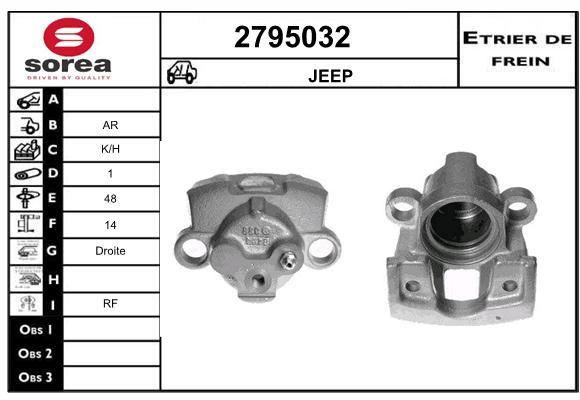 Estribo de freno SEEAC 4795032