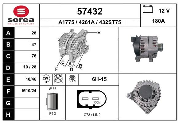 Alternador SEEAC 4261A