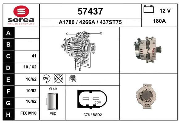 Alternador SEEAC 4266A